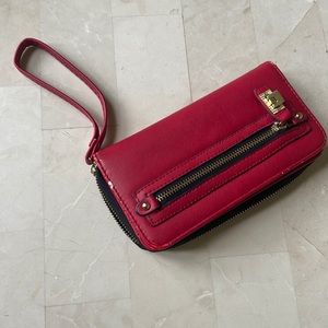 Miztique red wristlet